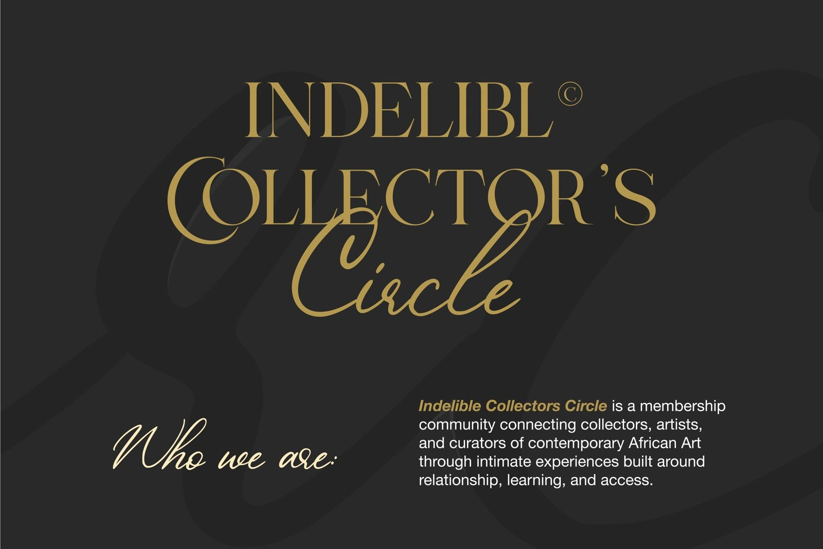 collectors circle
